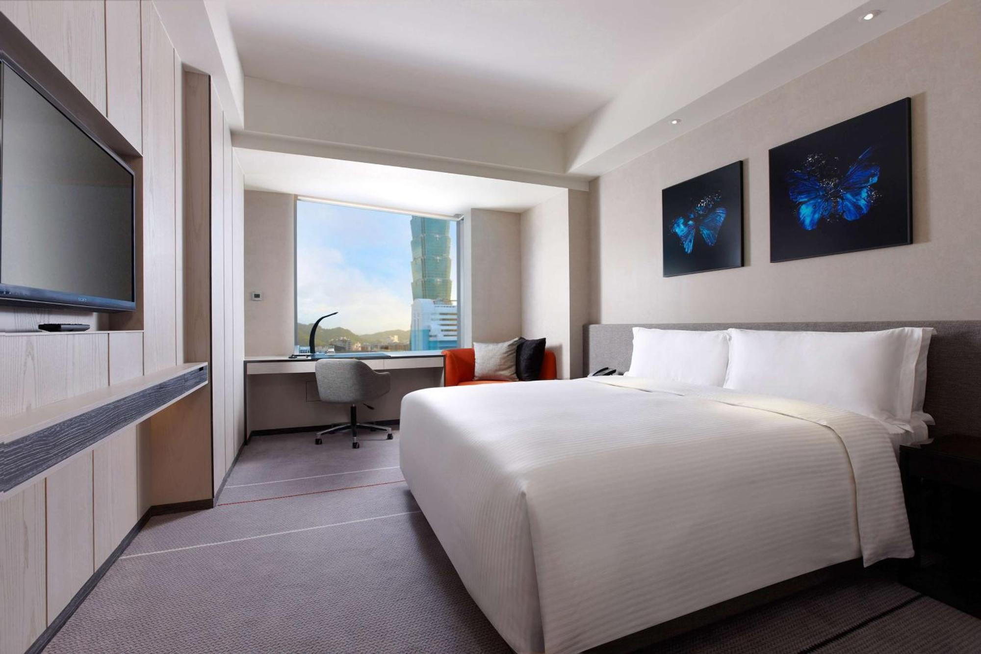 Humble House Taipei, Curio Collection By Hilton Hotell Exteriör bild Deluxe Room