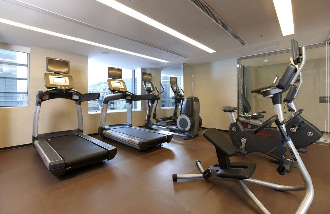 Humble House Taipei, Curio Collection By Hilton Hotell Exteriör bild A gym at a hotel